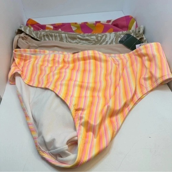 wild fable, 4 bikini bottoms, new attacks size 2X 20/22 - Picture 1 of 10